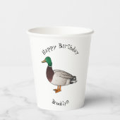 Grijsbuikmierklauwier Papieren Bekers (Achterkant)