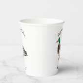 Grijsbuikmierklauwier Papieren Bekers (Rechts)