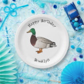 Grijsbuikmierklauwier Papieren Bordje (Feest)