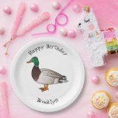 Grijsbuikmierklauwier Papieren Bordje (Feest)