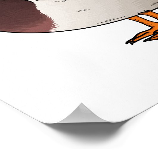 Grijsbuikmierklauwier Poster (Hoek)