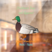 Grijsbuikmierklauwier Raamsticker (Vel 2)