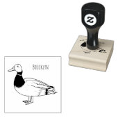 Grijsbuikmierklauwier Rubberstempel (Gestempeld)