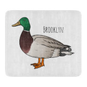 Grijsbuikmierklauwier Snijplank (Voorkant)