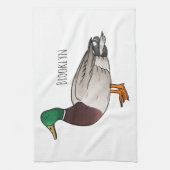 Grijsbuikmierklauwier Theedoek (Verticaal)