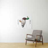 Grijsbuikmierklauwier Wandkleed (In Situ (horizontaal))