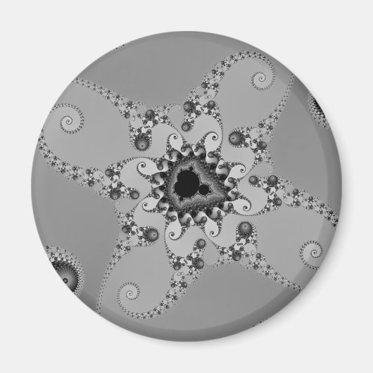 Grijschadige Octopussen Magneet (Voorkant)