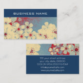  grijsfloreel patroon 16 visitekaartje (Voorkant / Achterkant)