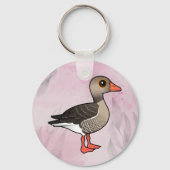 grijsgans sleutelhanger (Voorkant)