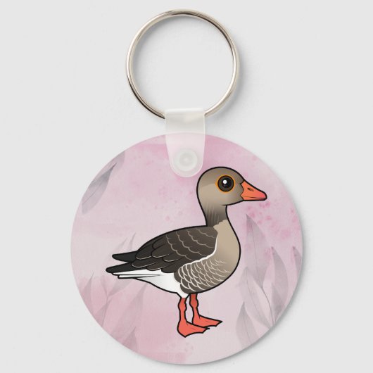 grijsgans sleutelhanger (Voorkant)