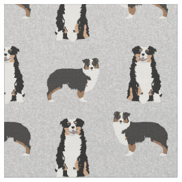 Grijsgekleurd Aussie-hondengrijs Stof