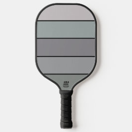 Grijsgroen met zwarte strepen op Waterverf papier Pickleball Paddle