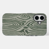 Grijsgroene iPhone 16 Hoesje (Achterkant (horizontaal))