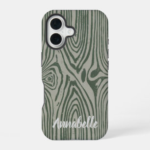 Grijsgroene iPhone 16 Hoesje