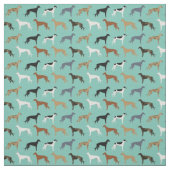 grijshond kleur munt stof (Swatch)