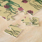 Grijshonden en Rozen Legpuzzel (Zijkant)