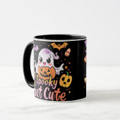 Grijsig maar Schattig | ExDesigner | Halloween Mok (Voorkant links)