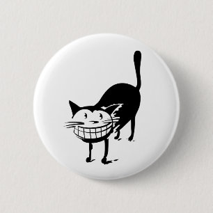 Grijskat Ronde Button 5,7 Cm
