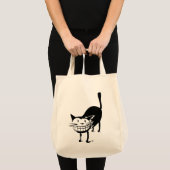Grijskat Tote Bag (Voorkant (product))