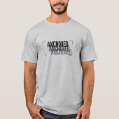 Grijskleurig Unisex T-shirt (Voorkant)