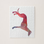 Grijskosmos silhouette legpuzzel (Verticaal)