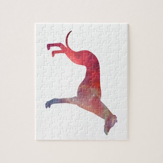 Grijskosmos silhouette legpuzzel (Verticaal)