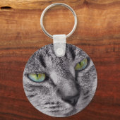 Grijsoogtafeltje van katten sleutelhanger (Voorkant)