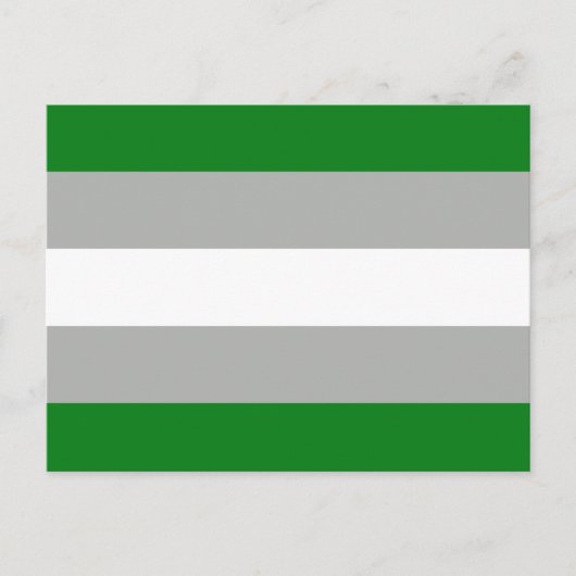 Grijsromantische Pride-vlag Briefkaart (Voorkant)