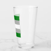 Grijsromantische Pride-vlag Glas (Links)