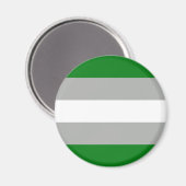Grijsromantische Pride-vlag Magneet (Voorkant / Achterkant)