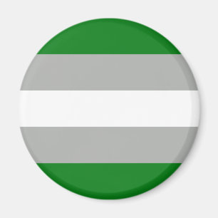 Grijsromantische Pride-vlag Magneet
