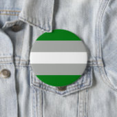 Grijsromantische Pride-vlag Ronde Button 4,0 Cm (In situ)