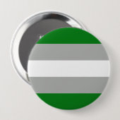 Grijsromantische Pride-vlag Ronde Button 4,0 Cm (Voorkant /achterkant)
