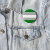 Grijsromantische Pride-vlag Ronde Button 5,7 Cm (In situ)