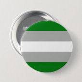 Grijsromantische Pride-vlag Ronde Button 7,6 Cm (Voorkant /achterkant)