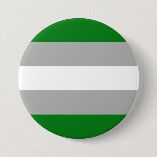Grijsromantische Pride-vlag Ronde Button 7,6 Cm (Voorkant)
