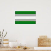 Grijsromantische trots poster (Keuken)