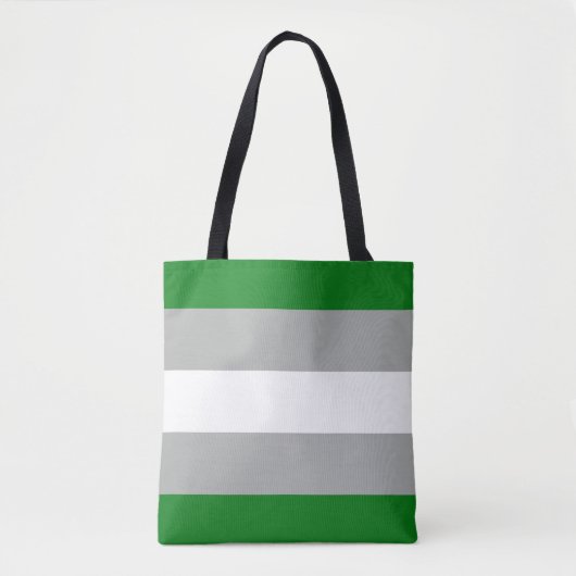 Grijsromantische trots tote bag (Voorkant)