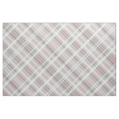 grijsroze witte diagonale plaid stof (Yard (91,4 cm))
