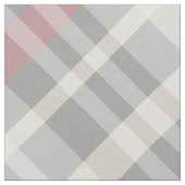 grijsroze witte diagonale plaid stof (Close Up)