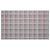Grijsroze witte ruit plaid stof (Fat Quarter)