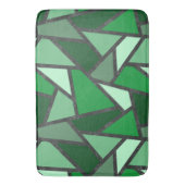 Grijsschaduw van groen gekleurd glas badmat (Voorkant Verticaal)