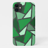 Grijsschaduw van groen gekleurd glas Case-Mate iPhone case (Achterkant)