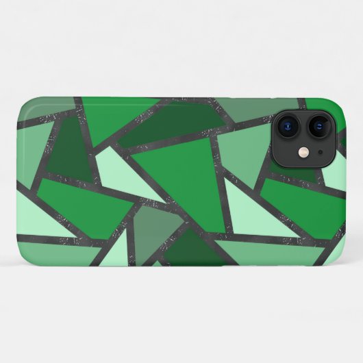 Grijsschaduw van groen gekleurd glas Case-Mate iPhone case (Achterkant (horizontaal))