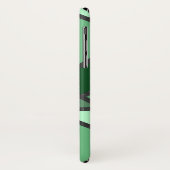 Grijsschaduw van groen gekleurd glas Case-Mate iPhone case (Achterkant/links)