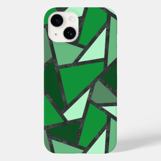 Grijsschaduw van groen gekleurd glas Case-Mate iPhone case (Achterkant)