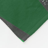 Grijsschaduw van groen gekleurd glas fleece deken (Hoek)