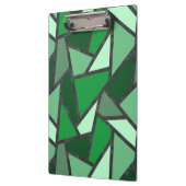 Grijsschaduw van groen gekleurd glas klembord (Links)