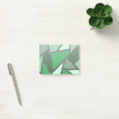 Grijsschaduw van groen gekleurd glas post-it® notes (Kantoor)