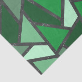 Grijsschaduw van groen gekleurd glas tissuepapier (Detail)